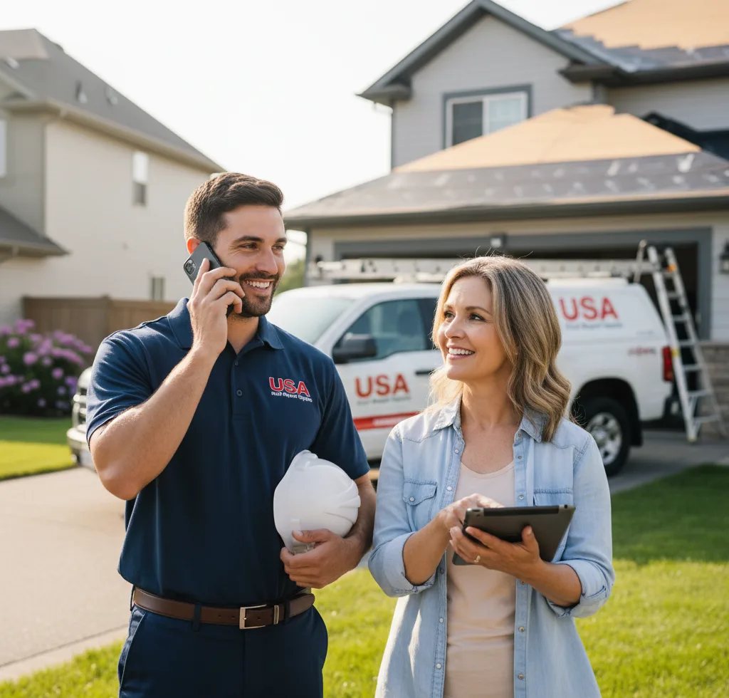 USA Roof Repair Experts customer support in Berthoud